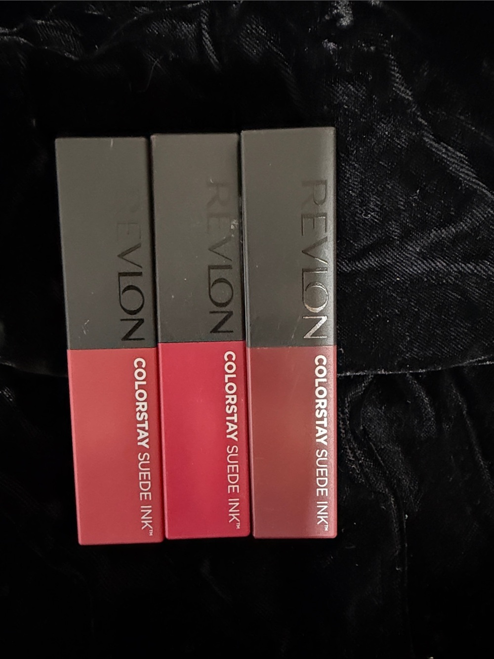 Revlon ColorStay Suede Ink Trio - Rose Pink, Bright Pink, Deep Red